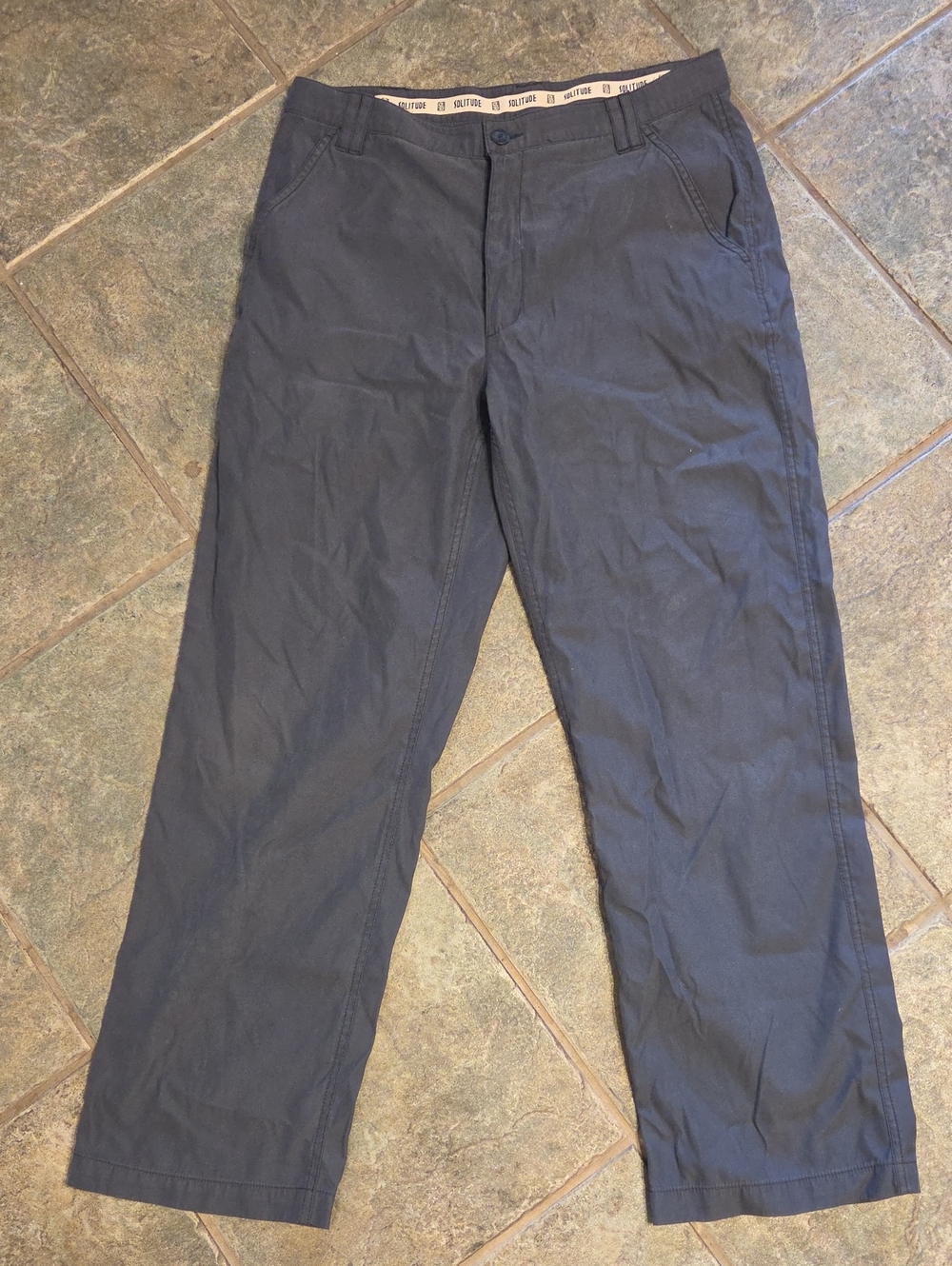 Men's Solitude Straight-Fit Chino Pants 33x30